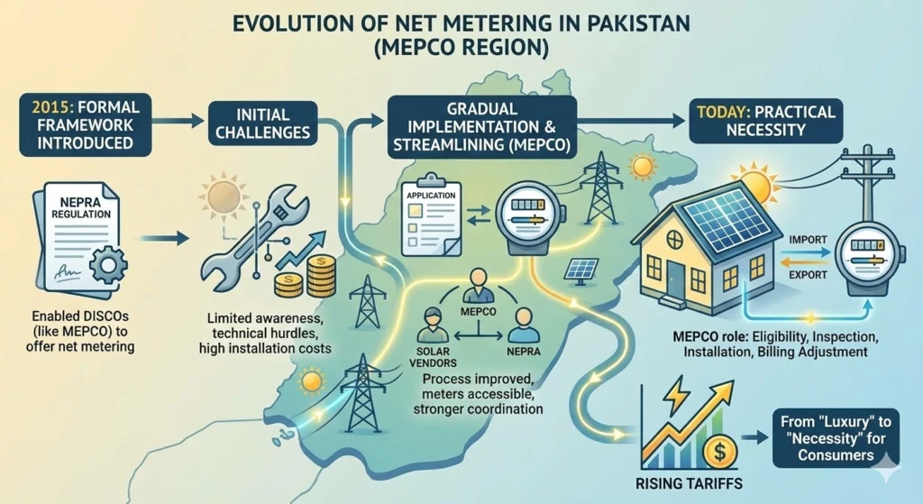 MEPCO Net Metering History