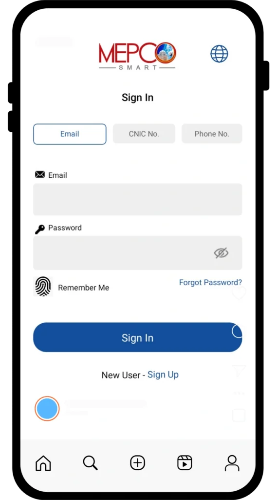 MEPCO Smart App Login