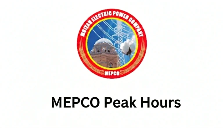 MEPCO Peak Hours